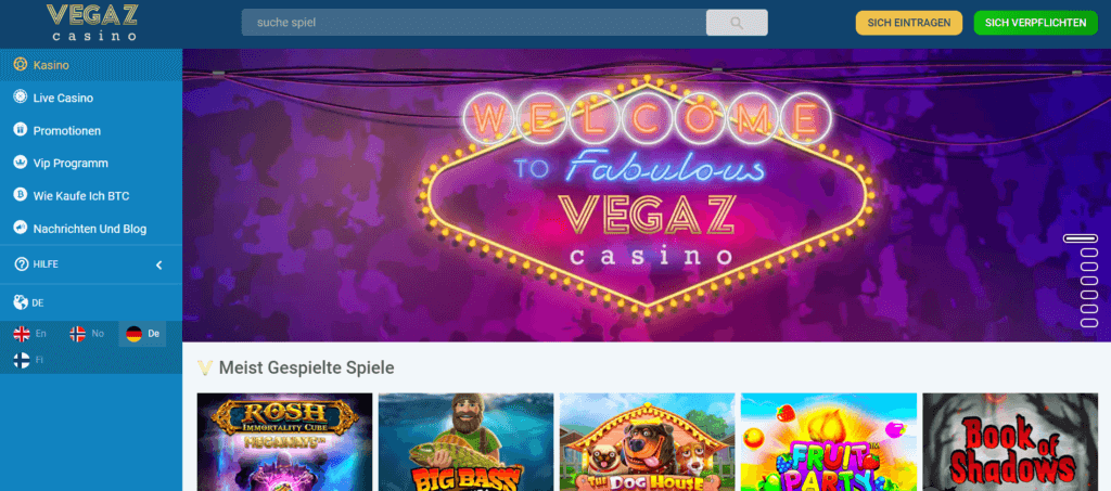 Vegaz Casino - Slots